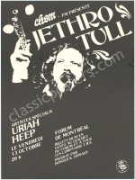 Jethro Tull Montreal Poster