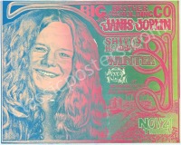 Ultra-Rare Janis Joplin Vulcan Gas Company Poster