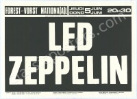 Wonderful 1980 Led Zeppelin Brussels Poster