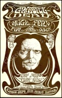 Extremely Rare Grateful Dead Eagles Auditorium Poster