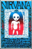 1993 Nirvana Albuquerque Poster