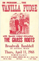 1968 Vanilla Fudge Cardboard Poster