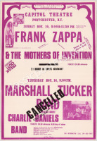 Scarce Frank Zappa New York Poster