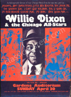 Rare 1972 Willie Dixon Vancouver Poster