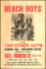 Rare 1966 Beach Boys Poster