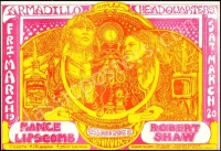 Rare Mance Lipscomb Armadillo Variant Handbill