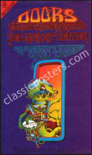 Scarce Original FD-D18 The Doors Poster