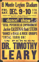 Rare 1966 Timothy Leary Poster