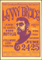 Very Nice Original BG-13 Lenny Bruce Poster