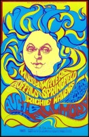 Signed BG-76 Buffalo Springfield Poster