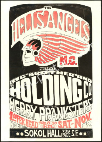 AOR 2.247 Hells Angels Grateful Dead Poster