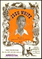 1946 Josh White Temple Texas Handbill