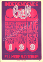 Signed BG-14 Grateful Dead Poster