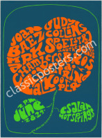 Rare 1967 Big Sur Folk Festival Poster