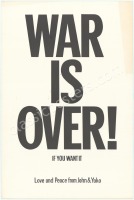 Elusive War is Over Poster