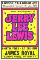 Jerry Lee Lewis London Poster