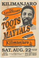1981 Toots and The Maytals Poster