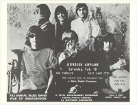 1968 Jefferson Airplane Salt Lake City Poster
