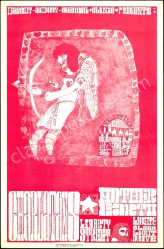 Elusive The Charlatans California Hall Poster
