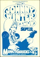 Rare 1970 Johnny Winter Denver Poster