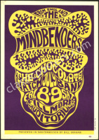 Scarce Original BG-16 Mindbenders Poster