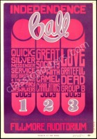 Signed First Print BG-14 Grateful Dead Poster