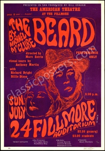 Elusive Signed BG-19 The Beard Poster
