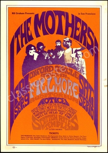 Scarce Original BG-27 The Mothers Poster