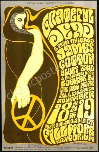 Signed BG-38 Grateful Dead Poster