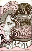 Attractive Signed Original BG-51 Grateful Dead Poster
