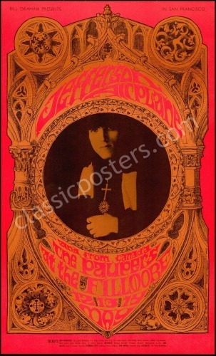 Wonderful BG-63 Jefferson Airplane Poster