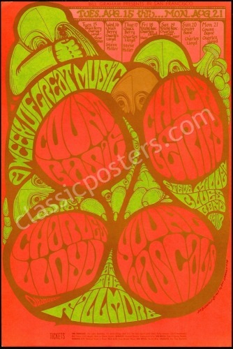 Two Near Mint Fillmore Posters