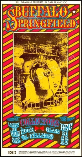 Dual Signature BG-98 Buffalo Springfield Poster