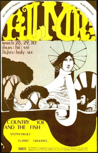 Two Dana Johnson Posters for The Fillmore