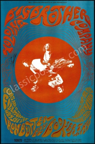 Scarce BG-115 Big Brother & The Holding Company Poster
