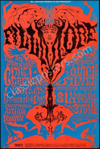 Two Signed Original Bill Graham Posters