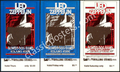 BG-199 Led Zeppelin Ticket Set