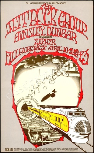 A Pair of Scarce Original Bill Graham Posters