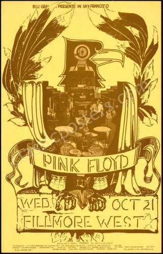 Scarce BG-230A Pink Floyd Poster