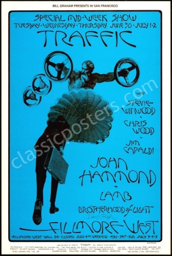 Another Duet of Signed Posters from The Fillmore