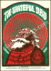 FD-40 Hippie Santa Claus Poster