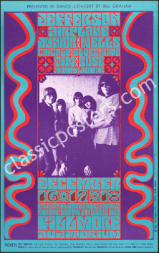 Original BG-42 Jefferson Airplane Poster