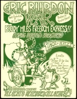 Eric Burdon & War Houston Handbill