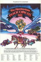 1972 Amsterdam Pink Floyd Rock Circus Poster