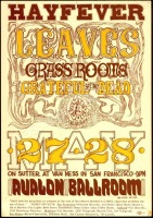 Scarce Original FD-10 Grateful Dead Poster