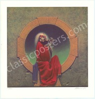 Attractive Signed Blues for Allah Print