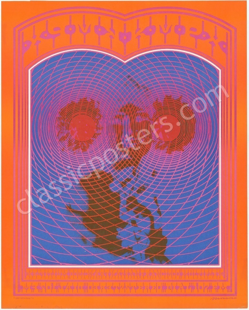 Type 1 NR-20 KMPX Neon Rose Poster