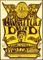 Appealing Twice-Signed Original FD-22 Grateful Dead Poster