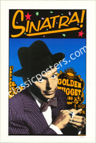 Rare Frank Sinatra Poster by Kozik