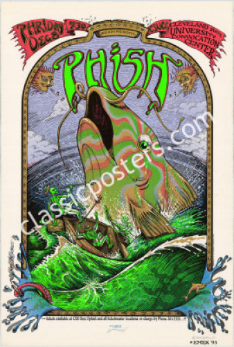 Coveted 1995 Phish Poster by Emek